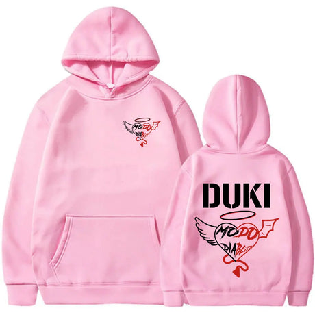Rapper Duki Modo Dlablo Band Merch Hoodies Mens Women Clothing Fashion Hip Hop Oversized Sweatshirts Vintage Hip Hop Pullovers - Lootquake