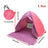 With Door Curtain 2-3Persons Pop Up Beach Tent Automatic Quickly Open Outdoor Camping Tour UV50+ Portable Ultralight Sunscreen - Lootquake