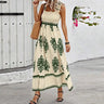 Vestido de verano para mujer, informal, sin mangas, corte A, largo, bohemio, informal, sin mangas, 2024