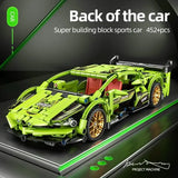 Supercar Building Blocks Car Early Learning Educational Assembled Toys Boys And Children Birthday Gift Building Blocks Ornaments - Lootquake