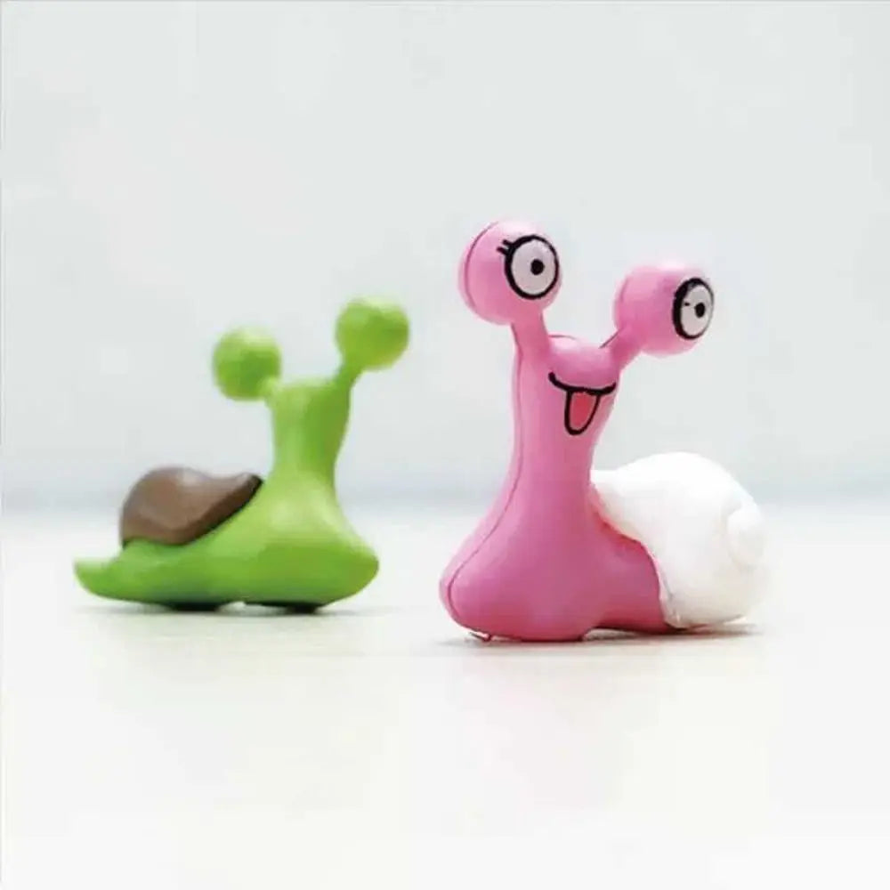 Crafts Cartoon Snails Fairy Creative Exquisite Snail Sculpture Art Simulated Miniatures Figurines Gift