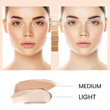 Crema de base CC, hidratante natural, resistente al agua, iluminadora, corrector, cobertura, control de grasa y manchas, maquillaje duradero.