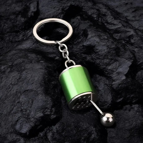 Personalized Keychain Creative Metal Mini Car Parts Manual Transmission Auto Keyring Accessories Key Ring Chain Men Lover Gift - Lootquake