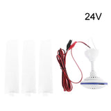12V 24V Household Mute Ceiling Canopy Fan Hanging Camping Tent Hanger Fan for Outdoor Hiking Barbecue Home Dormitory Bed - Lootquake