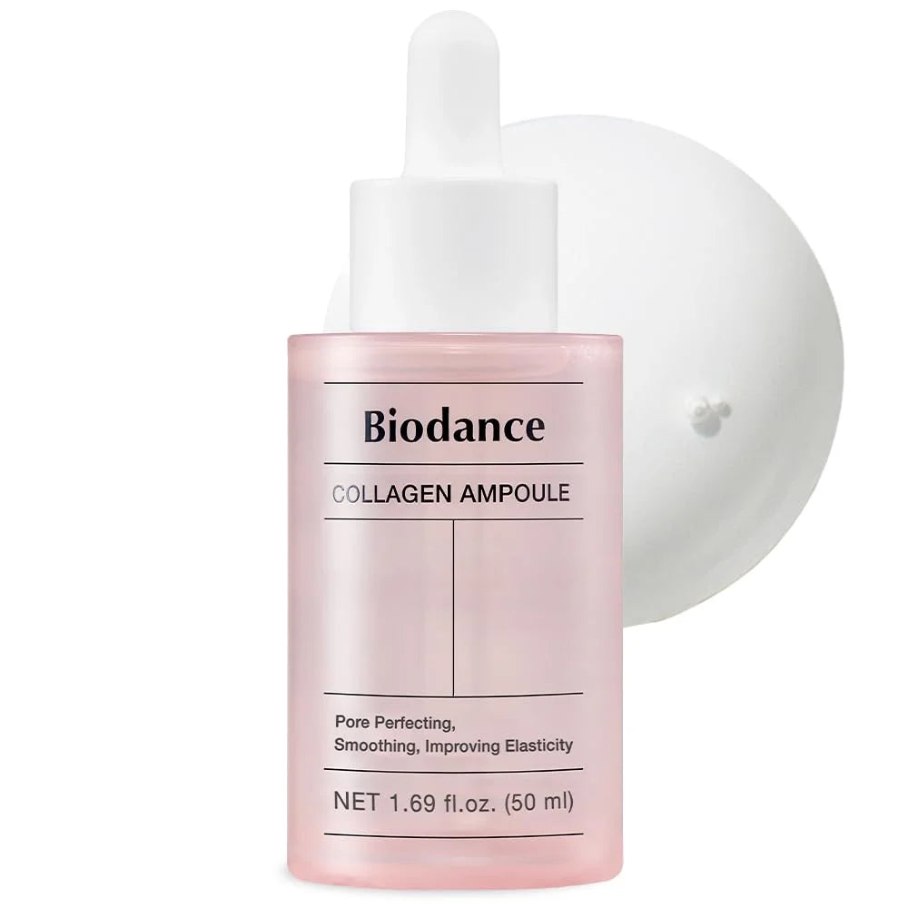 Biodance Collagen Ampoule | Korean Collagen Serum for Face, Pore Minimizing & Anti Aging Face Serum for Women | 1.69 fl. oz