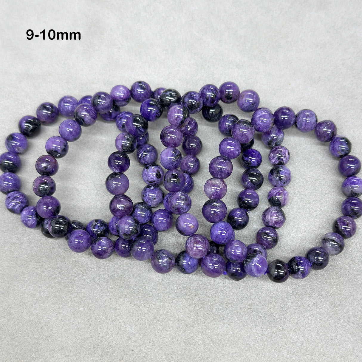 Wholesale Natural 9mm 11mm 12mm 13mm Charoite Smooth Round Loose Beads For Jewelry Making DIY Bracelets Necklace Strand Gift - Lootquake