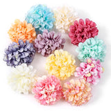 10Pcs Artificial Flowers Silk Hydrangea Fake Flower Head For Wedding Decoration Party Home Decor DIY Wreath Gift Craft Accessory