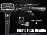 Trottinette électrique Yume Hawk Pro 6 000 W à double moteur, accélérateur au pouce, écran NFC, vitesse maximale : 85 km/h, batterie 60 V-30 AH, autonomie maximale : 100 km