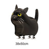 Halloween Theme Standing Balloon Pumpkin Haunted House Spider Cat Foil Balloon Happy Halloween Decor Supplies Kids Gifts
