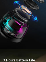 Enceinte Bluetooth portable Edifier HECATE G200, éclairage RGB, haut-parleur magnétique BT5.3, mini caisson de basses, autonomie de 7 heures, support pour téléphone