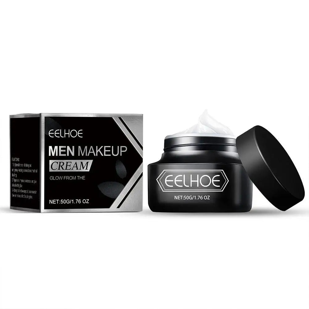Men's BB Cream Full Coverage Facial Concealer Long Lasting Makeup Foundation Waterproof BB Liquid Foundation Cosmetics for Men