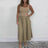 Spring Summer Sleeveless Tank T-shirt Dress Women Sexy U Neck Loose A-Line Long Dress Casual Solid Comforty Simple Party Dresses - Lootquake