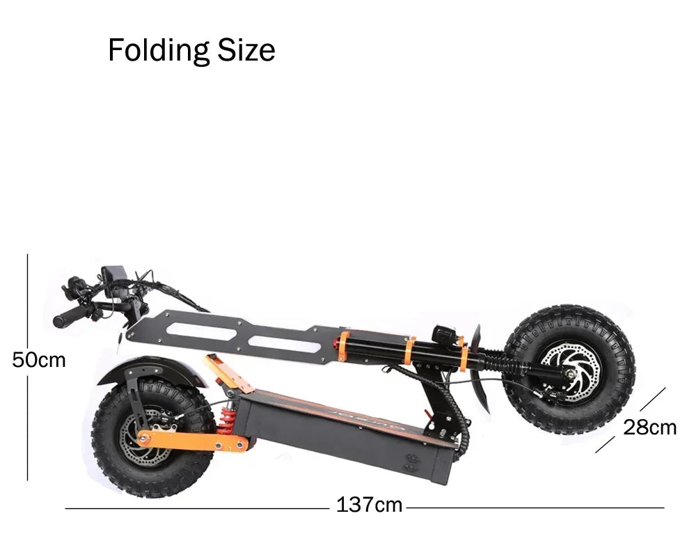 Escooter X8PRO 2025 - Patinete eléctrico todoterreno para adultos, 8000 W, 60 V, 40 Ah, 13-14 pulgadas, motor dual, velocidad máxima: 100 km/h, kilometraje máximo: 120 km