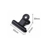 10p Black Metal Clip Stationery Office Supplies Household Paper Clip Fixing Small Book Clip Sketching Board Sketching Clip