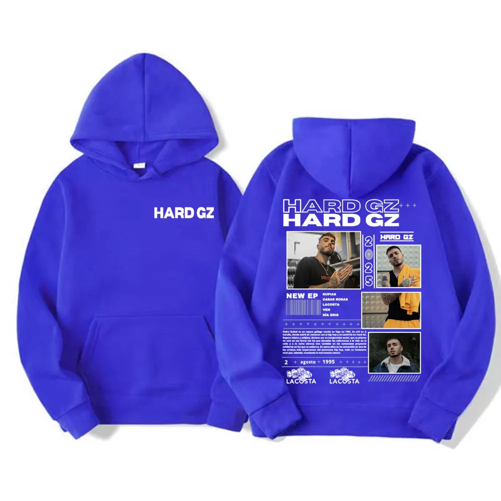 Rapper Hard Gz Lacosta 2025 Tour Graphics Hoodies Men Women's Harajuku Hip Hop Street Sweatshirt Fashion Casual Oversized Hoodie - Lootquake