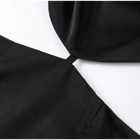 Elegant Puff Sleeve Long Dress For Women 2025 Sexy Hollow Out Waist Evening Party Dresses Female Vacation Lady Chic Beach Robe - Lootquake
