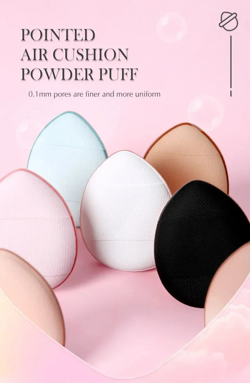 5/10 unidades de mini esponjas para base de maquillaje con cojín de aire, corrector facial, crema BB, aplicador cosmético, herramientas de maquillaje.