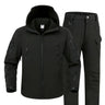 5XL Shark Skin Soft Shell Autumn and Winter Plush Thickened Mountaineering Tactics Training Breathable Windproof Charge Suit - Lootquake
