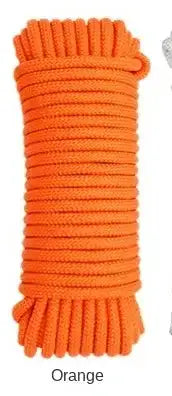 5 meters 10 colors 2mm 4mm 6mm 8mm 10mm colorful braided rope tent tie rope drawstring outdoor clothesline core nylon rope - Lootquake