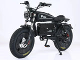 ZPW Black Warrior - Bicicleta eléctrica de carretera para adultos, 1500 W, 48 V, 60 Ah, 20 pulgadas, todoterreno, neumáticos anchos