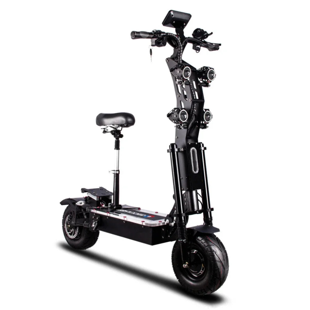 Dual Motor 10000W Top Electric Scooter 14 Inch Oversized Off-Road Tyres 72V-40AH Panasonic Brand Battery Maximum Speed 120KM/H