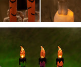 Halloween  Skull Lamp Creative Decor for Spooky Party Unique Skull Candle Lantern Halloween Decoration Spooky Lighting