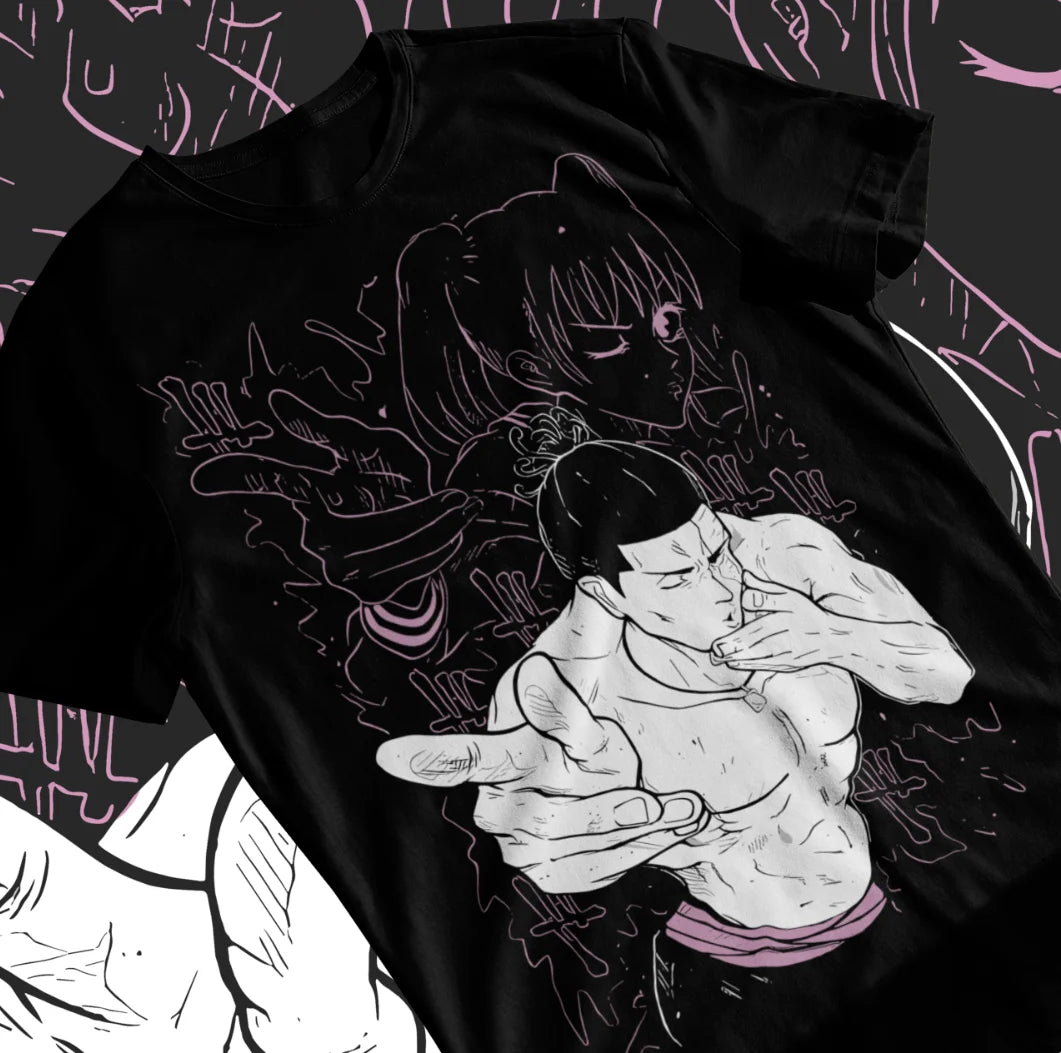 Aoi Todo T-Shirt Yuji Itadori Jujutsu Kaisen Gojo Unisex Soft Tee All Sizes - Lootquake