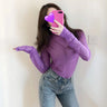 Camisa neón para mujer, de manga larga, con cuello alto, transparente, de malla amarilla dorada, sexy, para fiesta, club, ropa de calle, camisetas de hip hop