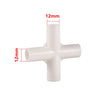 PVC Connector Inne Diameter 12mm Straight Elbow Tee 4-Way Joint 60/90/120/135 Degree Tee Garden Pipe Adapter DIY Tent Fittings - Lootquake