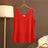 Original New Arrival 2024 Summer Fashion Brand Sleeveless Top Women's Chiffon Shirt Loose Plus Size Show Clothing Shirt Blouse - Lootquake