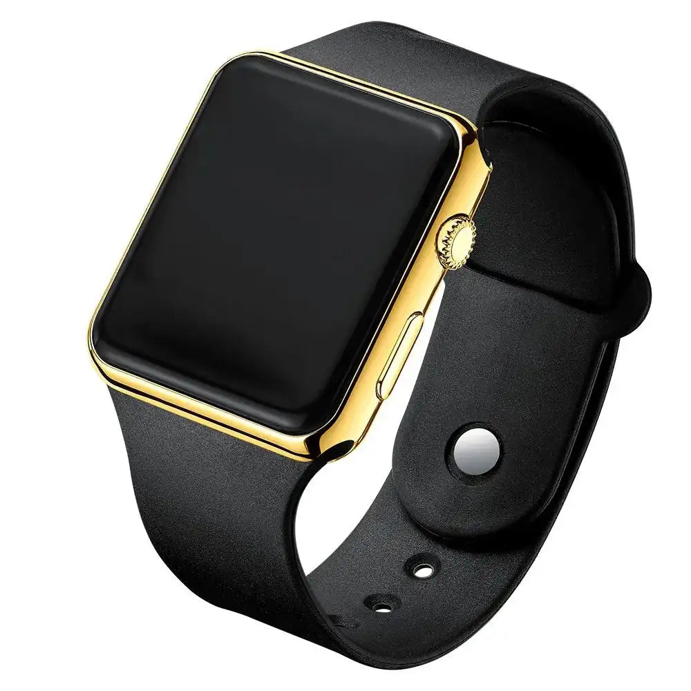 2024 Fashion Sport Digital Watch Women Men Square LED Watches Silicone Belt Electronic Women Digital Watches Clock Montre Femme - Lootquake
