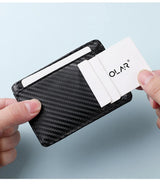 Ultra-thin PU Leather Wallet Credit Card ID Card Holder Male Business ID Card Case for Male And Female Card Holders