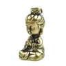 Statue Ornament Solid Brass Miniature Figurines Handmade Craft Living Room Office Home Decor Accessory Buddha Statue Pendant