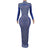 Sexy Party Banquet Evening Dresses Women Sparkly Rhinestone Long Dress Nightclub Singer Stage Costume Festival Clothing Cuixing - Lootquake