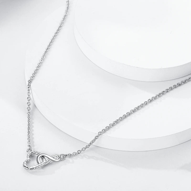 Silver Plated Women Link Chain Fine Necklace Fit Mini Dangle Charms DIY Fashion Pendant Collar - Lootquake