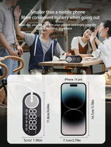 Altavoz Bluetooth inalámbrico, diseño mini con múltiples funciones como reloj, versión exterior, subwoofer potente.