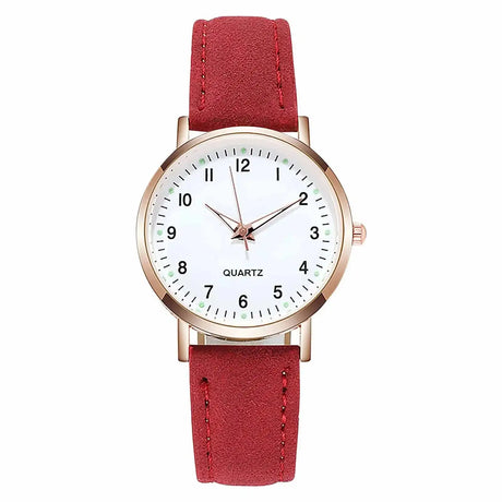 Reloj Mujer Fashion Watch for Women Leather Belt Watches Ladies Luxury Analog Quartz Luminous Wristwatch Clock Relogio Feminino - Lootquake