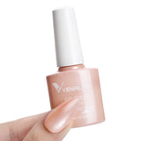 Venalisa Nail Gel Polish 7.5ml #758 Funny Bunny Milky White VIP3 Collection Long Wear Diamond Top Coat Soak Off UV LED Gel Nail