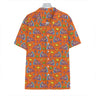 3D Print Pepperoni Pizza Graphic Aloha Shirts For Men Short Sleeve Oversized Beach Hawaii Shirts Mens Button Up Tee Shirt Tops - Lootquake