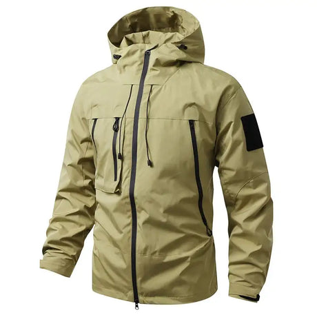 Autumn Men's Mountain Ski Jackets Outdoor Windbreaker Hiking Hooded Coats for Men Climbing Waterproof Jackets Raincoat Clothing - Lootquake