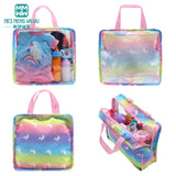 For 15-18 Inch American Doll Toys Newborn Doll Fashion Backpack, Safety Seat, Blanket, Sleeping Bag, Gift for Girls - Lootquake