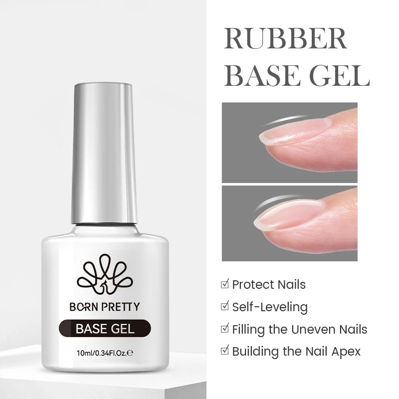 BORN PRETTY 10ml Reflective Glitter Gel Nail Polish Carat Mirage Sparkling Color Shine UV LED Soak Off Semi-Permanant Varnish