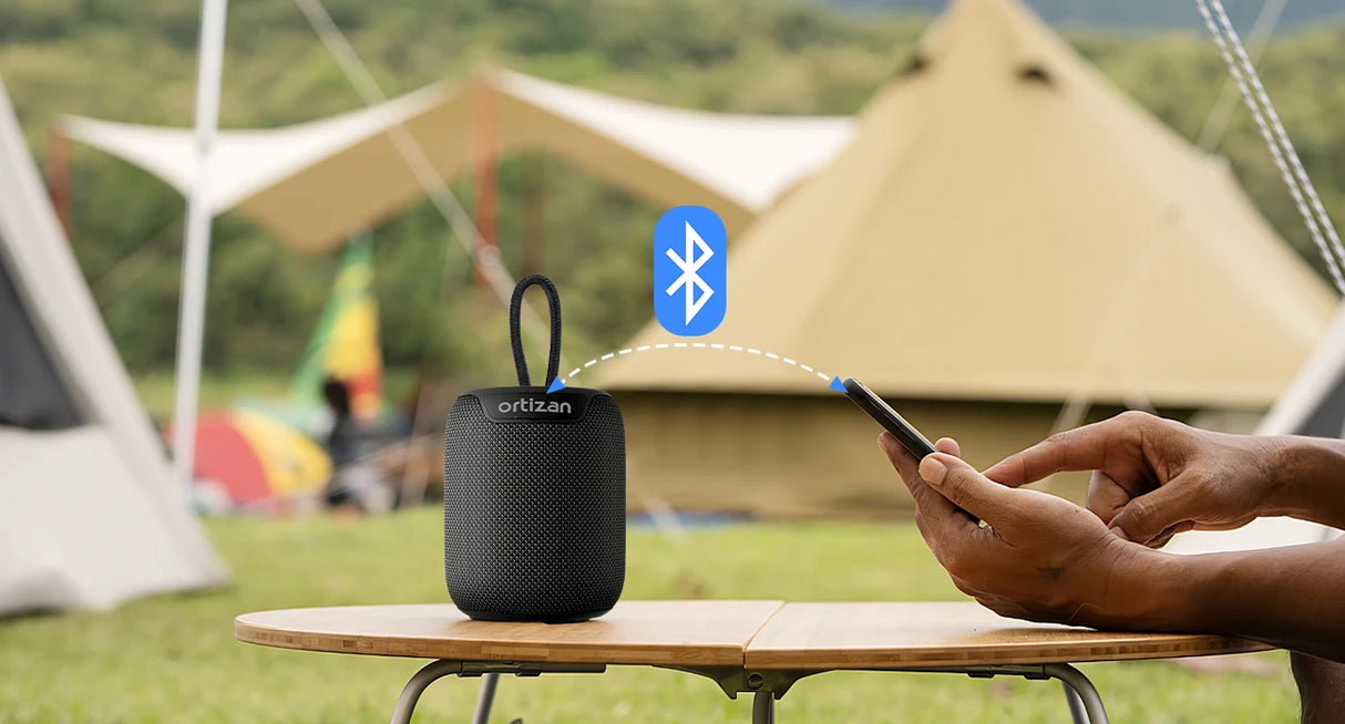 Altavoces Bluetooth, Altavoces Portátiles de 15 W Bluetooth Inalámbricos V5.3 con Sonido Estéreo, Extra Bass Activo, Resistente al Agua IPX7