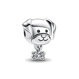 New 925 Silver Animal Series sloth frog Charm Duck pig bear Bead Fit original Bracelet decoration Women Pendant For Jewelry Gift - Lootquake