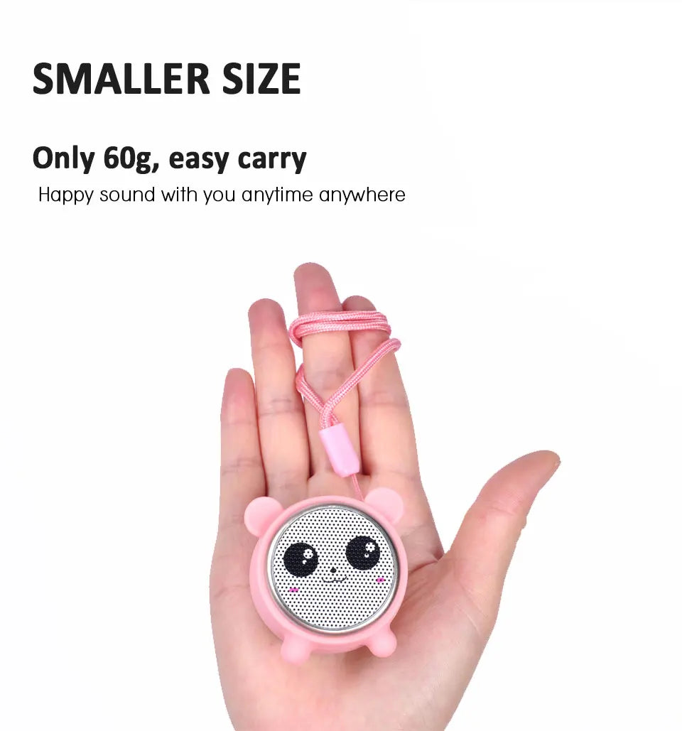Wireless Bluetooth Animal Speaker Box HIFI Power Mini Speakers TWS Sound Speakers for Outdoor or Office home Panda Baby
