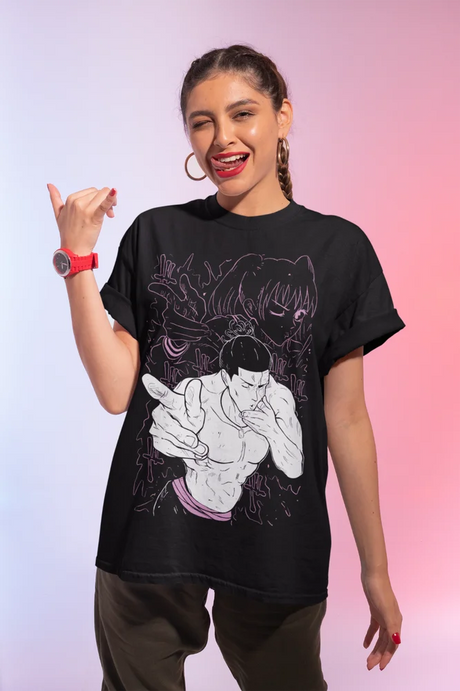 Aoi Todo T-Shirt Yuji Itadori Jujutsu Kaisen Gojo Unisex Soft Tee All Sizes - Lootquake
