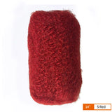 99J Burgundy Afro Kinky Bulk Human Hair | Brazilian Remy | Dreadlock & Braiding Hair | 50g