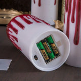 Bougie électronique amusante pour Halloween, veilleuse à LED, décoration d'intérieur, arrangement créatif
