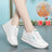 Little White Shoes Women's 2024 New Sports Casual Soft Single Shoes Spring Autumn Designer Sneakers    Middle-aged And Elderly - Lootquake