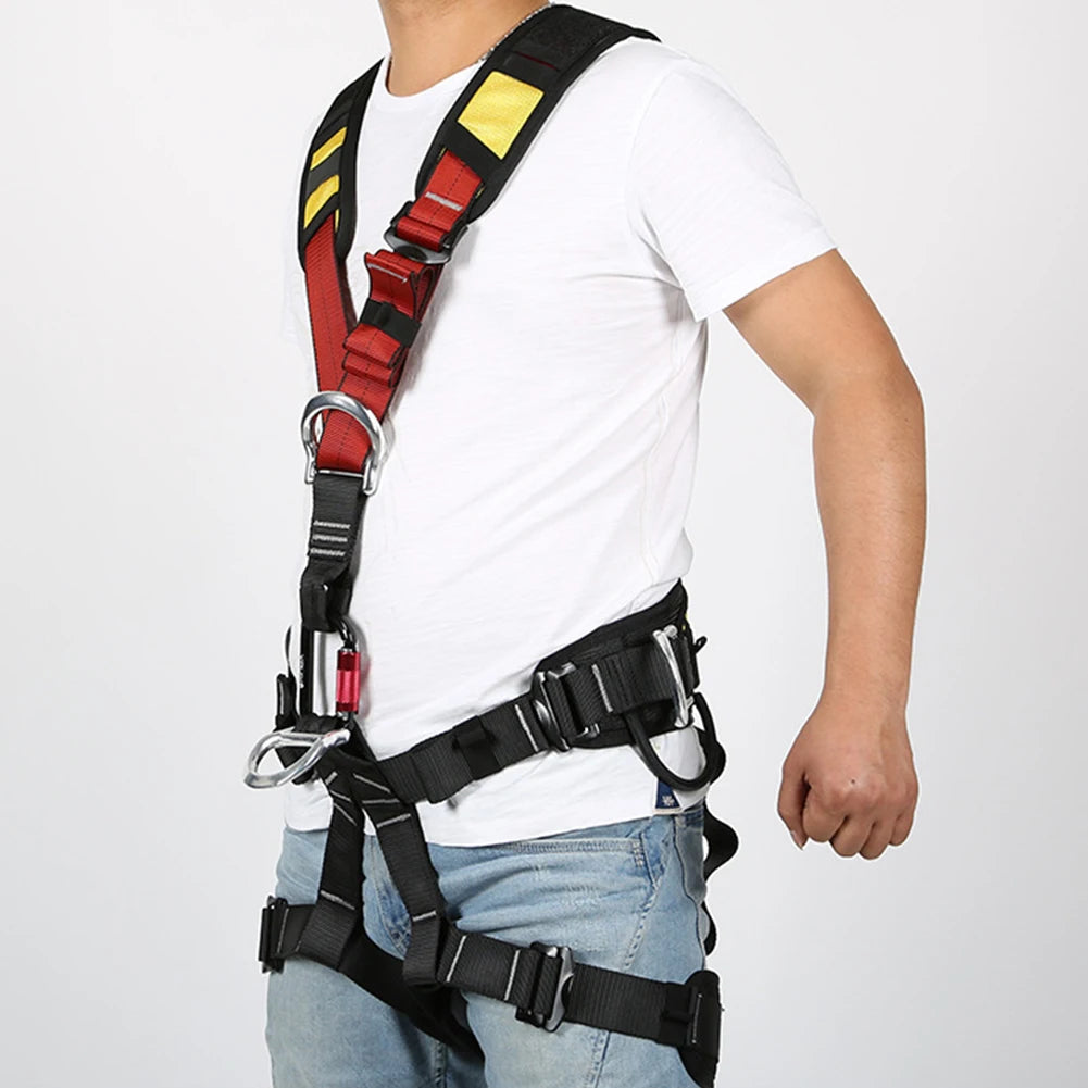Arnés de escalada para la parte superior del cuerpo, cinturón de seguridad para el pecho, cinturón de seguridad para escalada, montañismo y rapel.